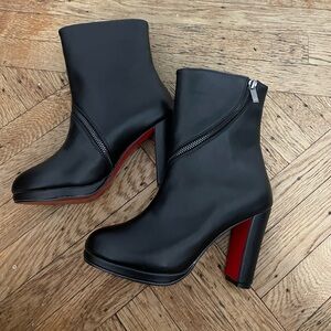 Christian Louboutin Birgitta 100 Leather Booties